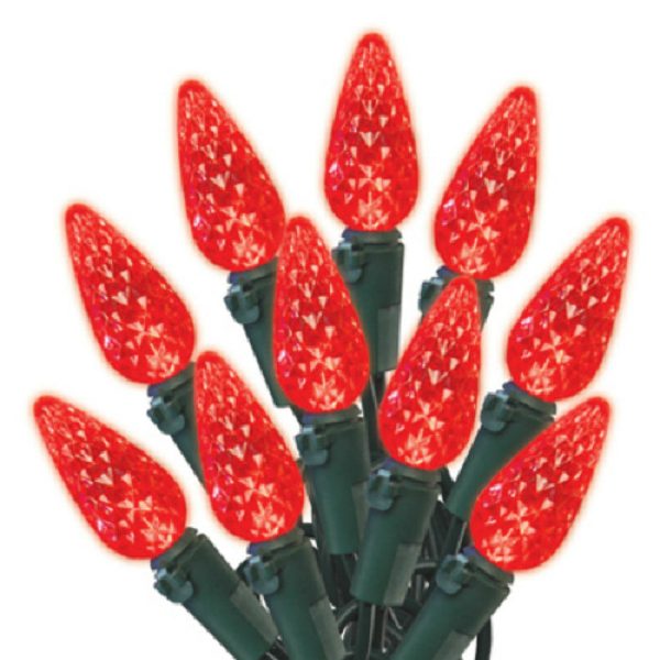 Holiday Wonderland 47876-88A Christmas C6 LED 70-Light Set, Red, 18.6  Discount