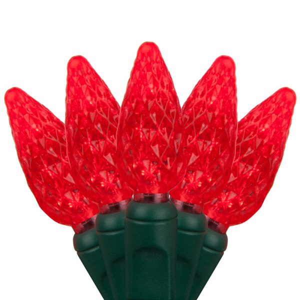 Holiday Wonderland 47876-88A Christmas C6 LED 70-Light Set, Red, 18.6  Discount - Image 2