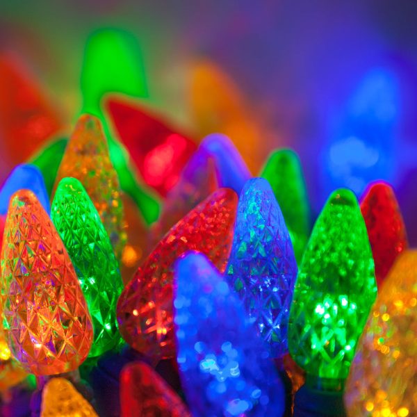 Holiday Wonderland 47872-88A Christmas C6 LED 70-Light Set, Multi-Color, 18.6  For Sale - Image 2