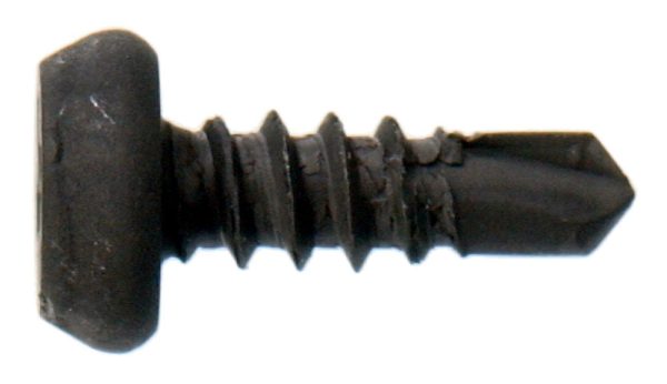 Hillman™ 47182 Self-Drilling Point Pan Head Framing Screws, Black, #7x7 16 , Lb Supply