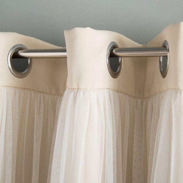 Brockham Solid Blackout Grommet Curtain Panels (Set of 2) HA9729 Online Sale - Image 2