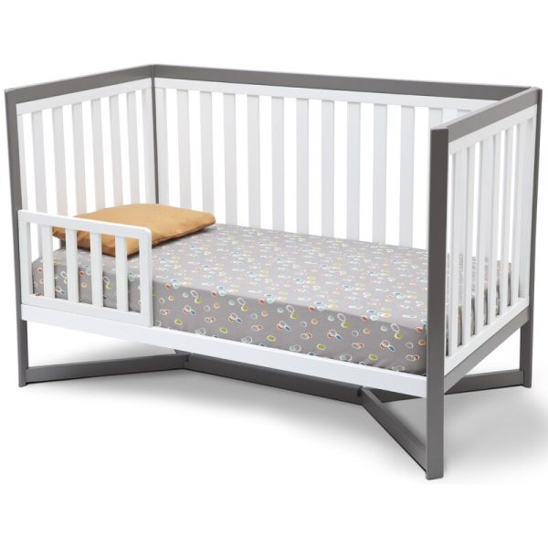 White, Grey Tribeca 4-in-1 Convertible Crib 7814 Discount - Image 2