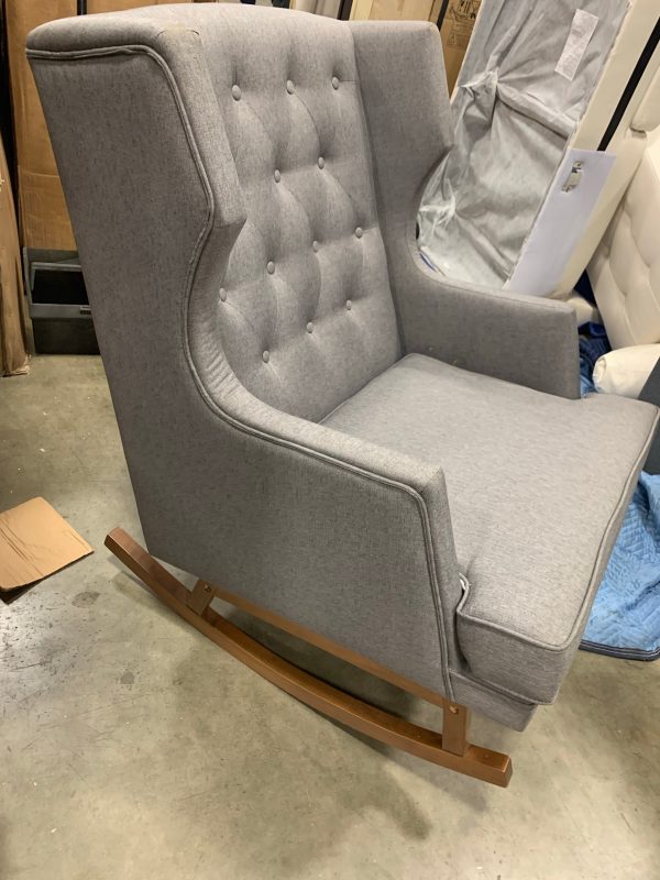 Grey RC Myrna Rocking Chair Cheap - Image 4