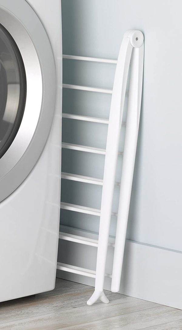 Whitmor Folding White Spacemaker Drying Rack #912HW Sale - Image 3