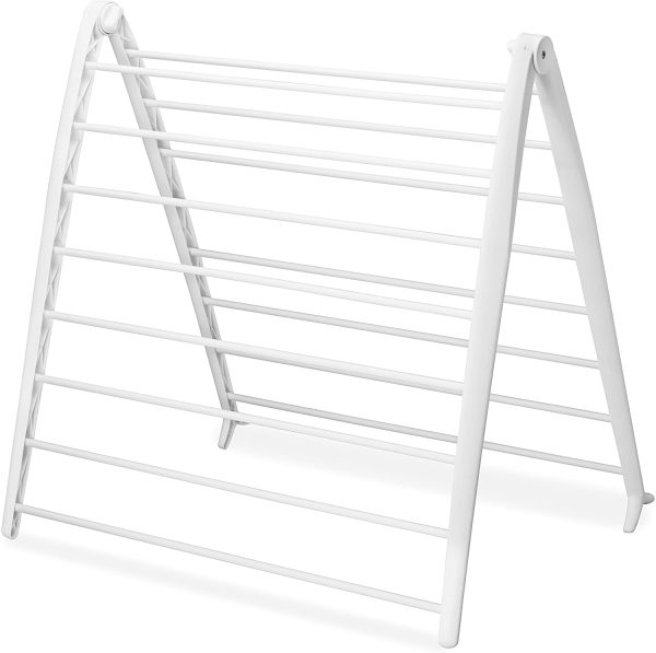 Whitmor Folding White Spacemaker Drying Rack #912HW Sale - Image 5