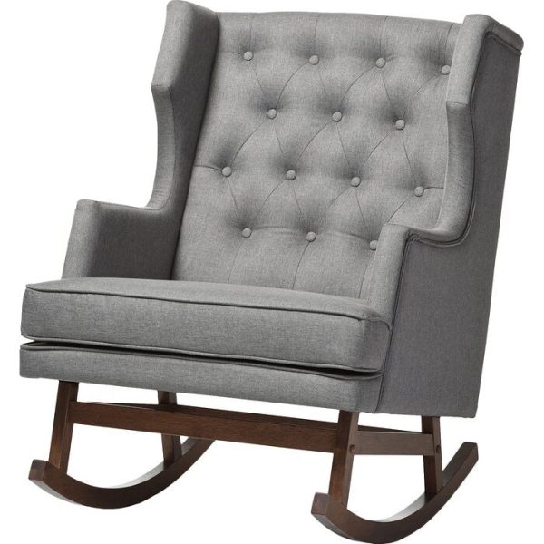 Grey RC Myrna Rocking Chair Cheap - Image 2