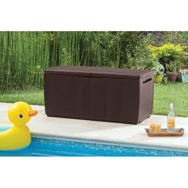 Capri 80 Gallon Resin Deck Box #680HW Discount - Image 2