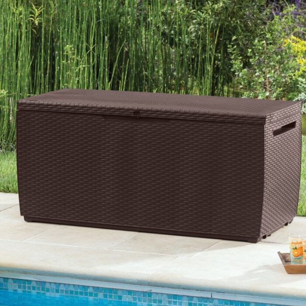 Capri 80 Gallon Resin Deck Box #680HW Discount - Image 3